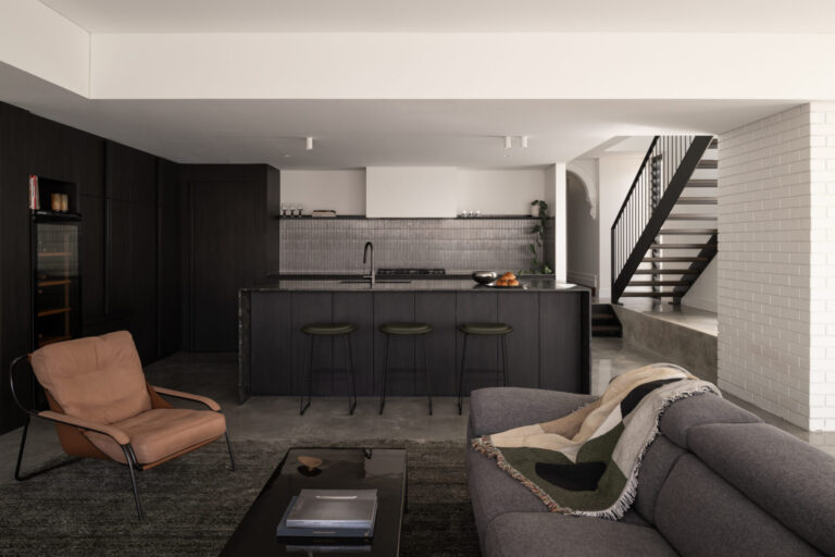 North Perth House, Kitchen and Living Room, Perth Residential Architecture, Robeson Architects