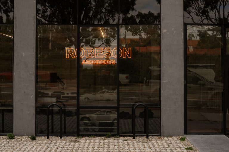 robeson architects signage at west leederville