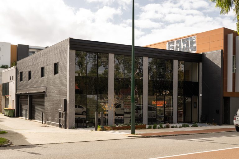 facade of railway yards in west leederville updated by perth architect simone robeson